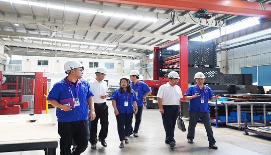 The Development and Reform Commission of Linyi City  Shandong Province Visited Anysort！