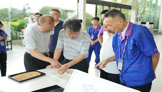Department of Safety Storage and Technology of National Food and Strategic Reserves Administration Visits Jiexun Optoelectronic for Research